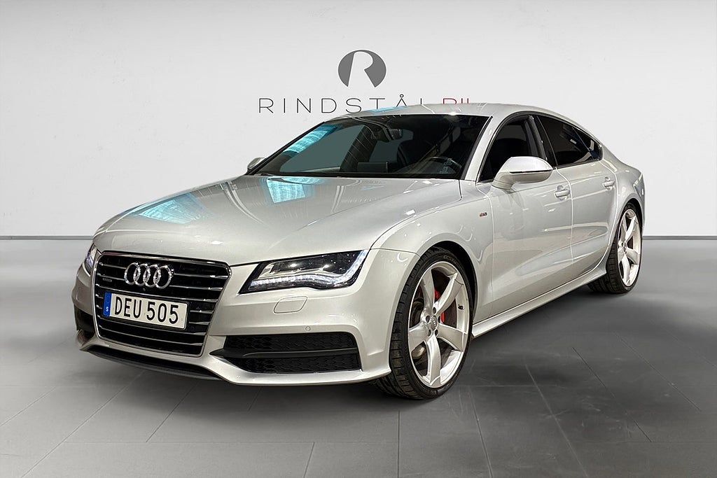 Audi A7 SB 3.0 TDI V6 245 HK AUT S-LINE Q BOSE D-VÄRM NAVI 21"