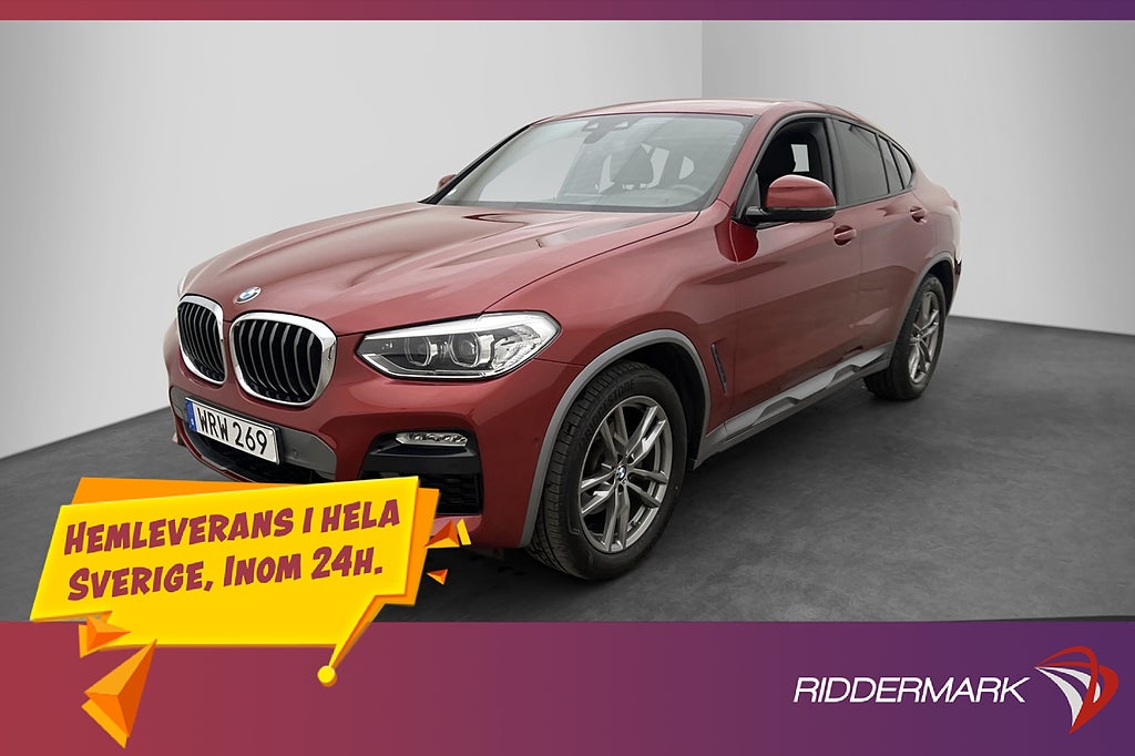 BMW X4 XDrive20i 184hk M Sport Värmare Navi Kamera HiFi