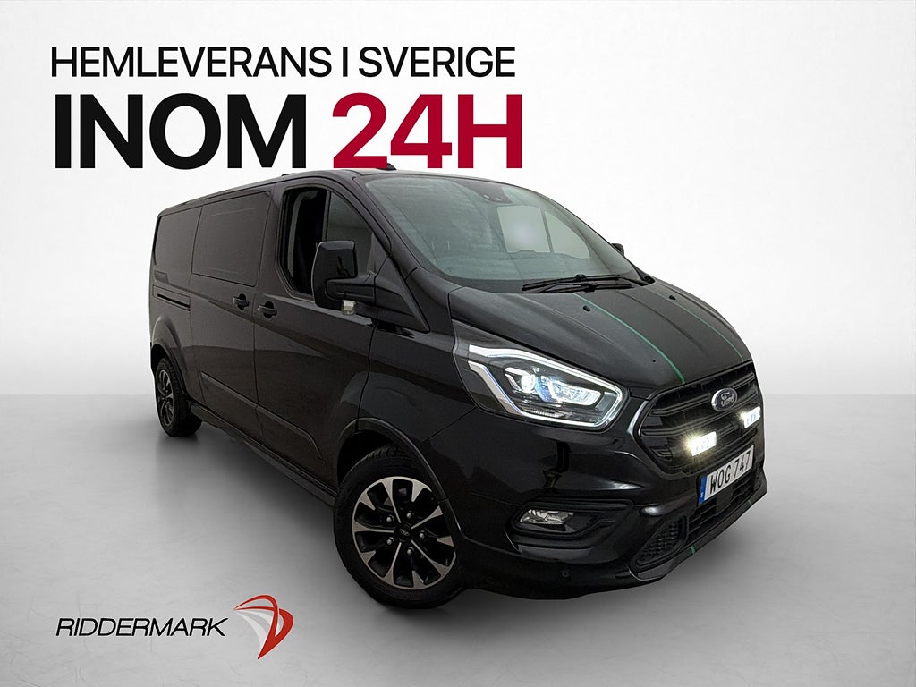 Ford Transit Custom CrewVan Sport L2 170hk Värmare Drag Moms
