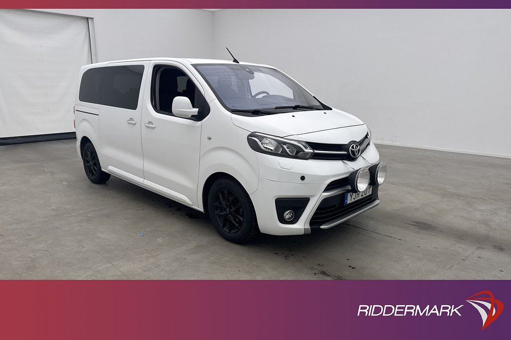 Toyota ProAce Verso Lång M-Värmare HUD 2xDörr PDC 9-Sits