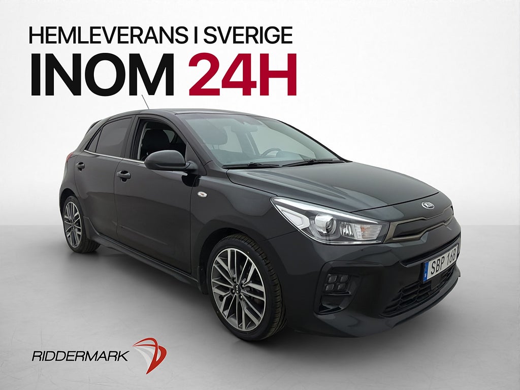 Kia Rio 120hk GT-Line Kamera Halvskinn CarPlay Rattvärme
