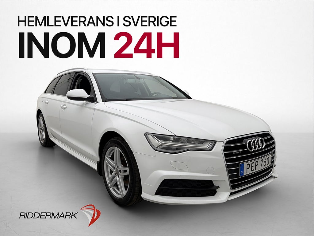Audi A6 2.0 TDI Q 190hk P-Sensorer Farthållare Drag