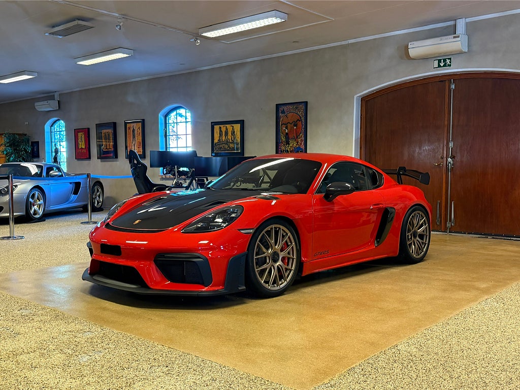 Porsche Cayman 718 GT4 RS Weissach Magnesiumfälgar Liftsyste