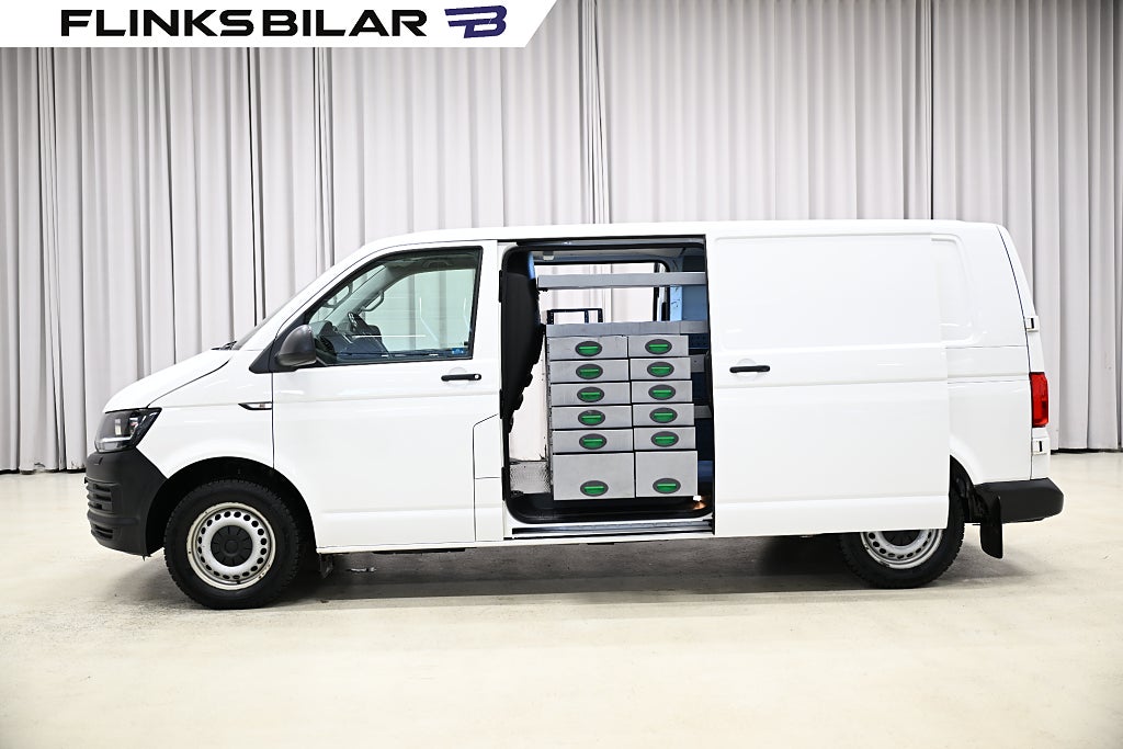 Volkswagen Transporter DSG 150HK L2|Servicebil|Inredd|Dubbeldörr|Leasbar|SeUtr