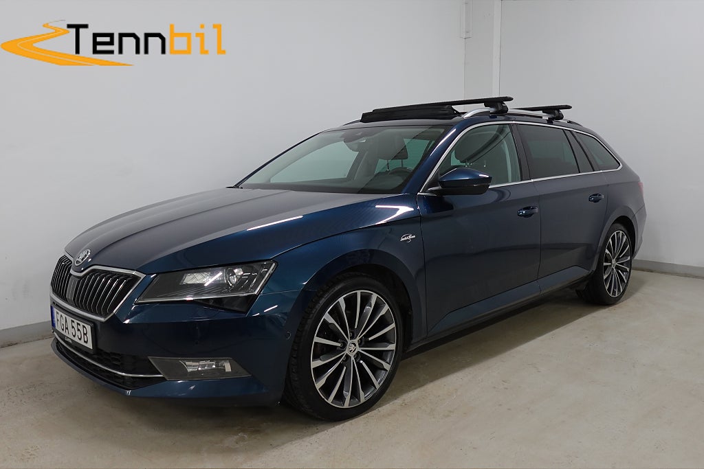 Skoda Superb Kombi 1.8 TSI L&K Pano Drag Canton P-Värme Adap-F 