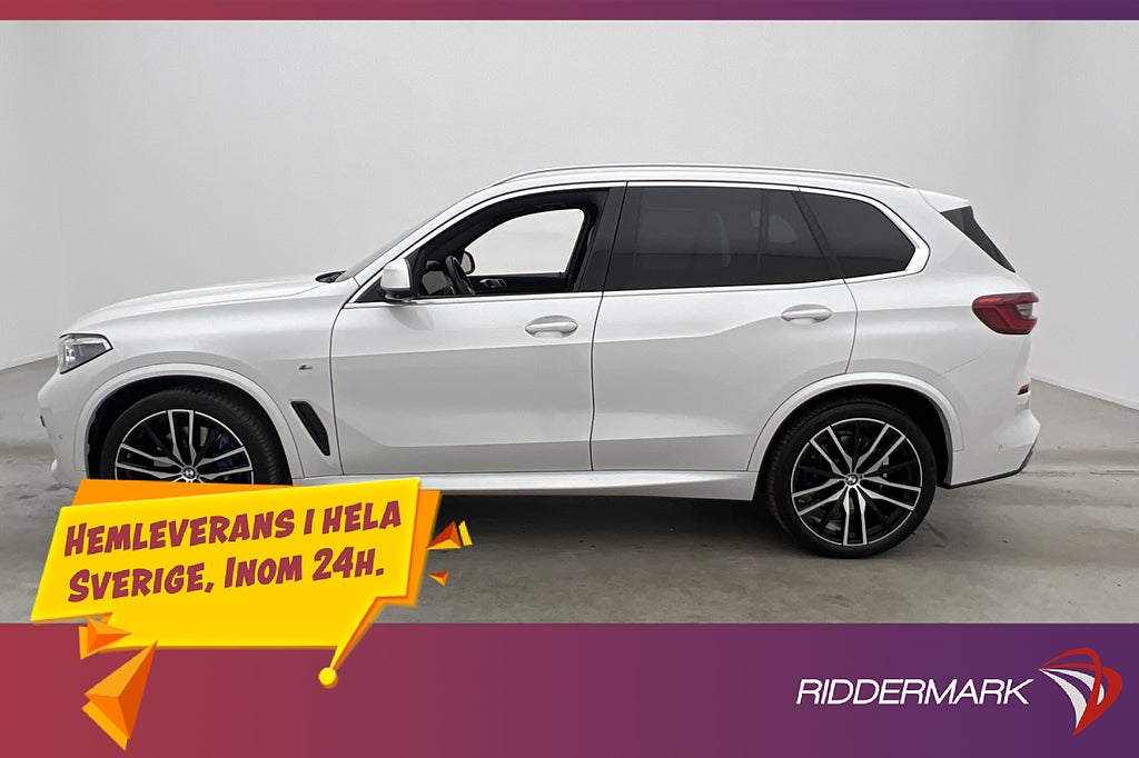 BMW X5 XDrive30d M Sport P-Värm H/K Pano HUD Laser 360° Drag