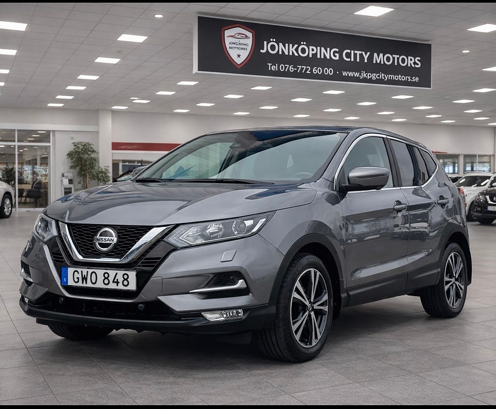 Nissan Qashqai 1.3 DIG-T DCT Euro 6 160 HK Dragkrok Bakkamera 360