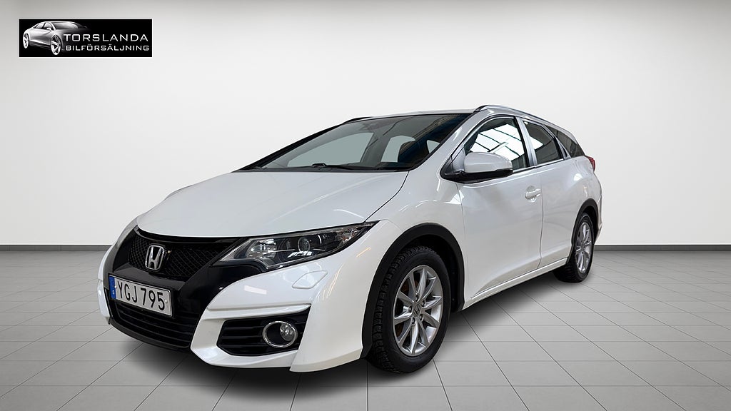 Honda Civic Tourer 1.6 i-DTEC 120hk | 1 ägare | V-hjul |