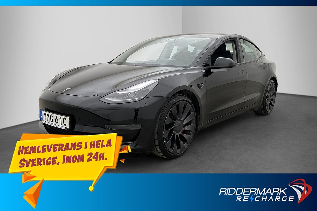 Tesla Model 3 Performance AWD Autopilot Svensksåld