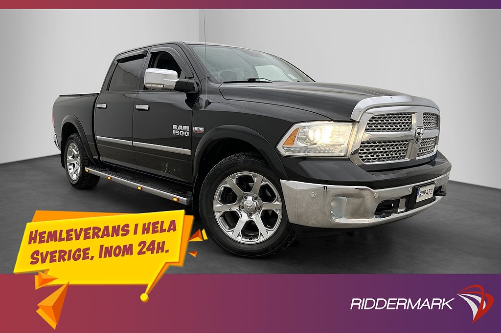 Dodge RAM Laramie 5.7 4x4 Luft Drag Skinn Alpine Taklucka