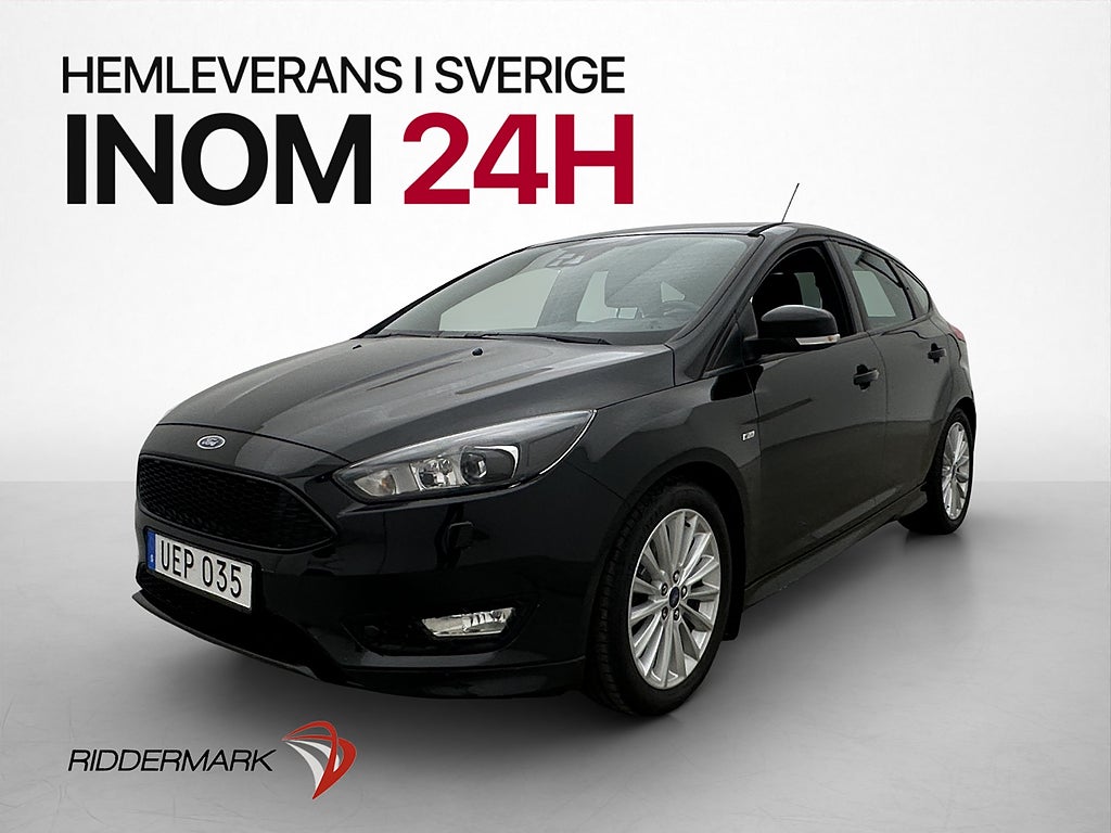 Ford Focus 1.5 150hk ST-Line Drag M-Värm Kamera Kamrem bytt