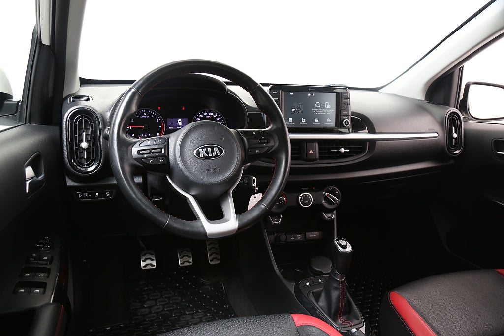 Kia Picanto 1,0 T-GDI 100hk GT-Line Skinn Kamera CarPlay 2019