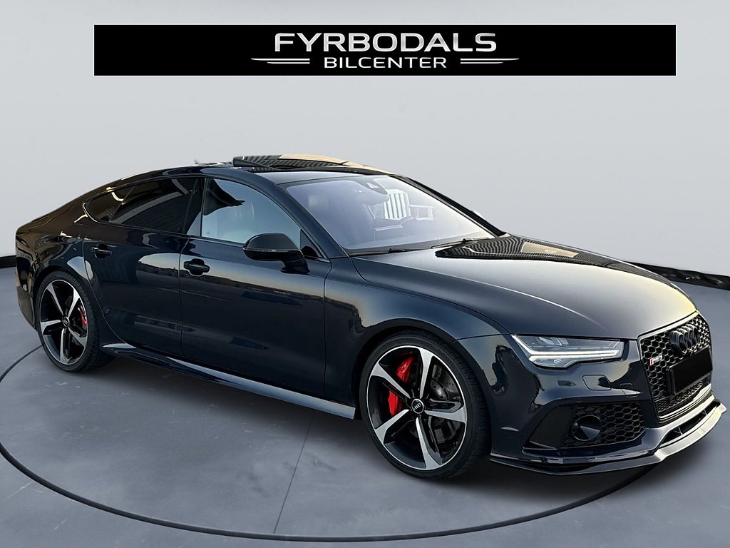 Audi RS7 C7.5 4.0 TFSI V8 560HK Q TAKLUCKA 21" MATRIX 3544kr/mån