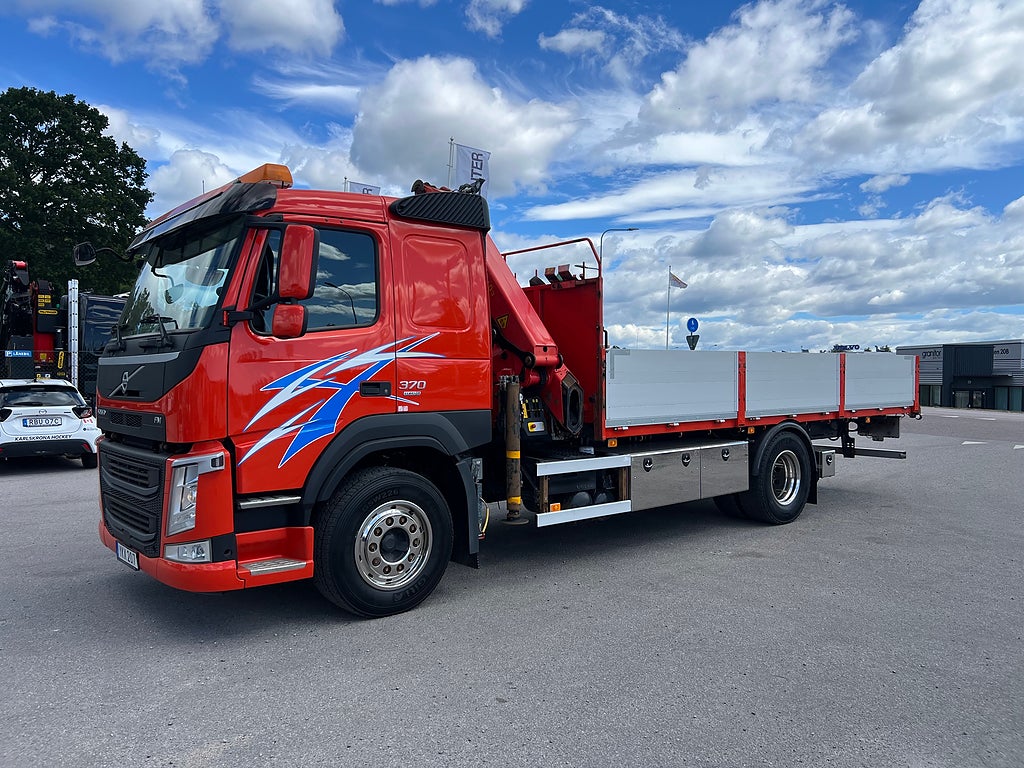 Volvo FM 370 4x2 Kranbil, Palfinger Kran, Euro 6