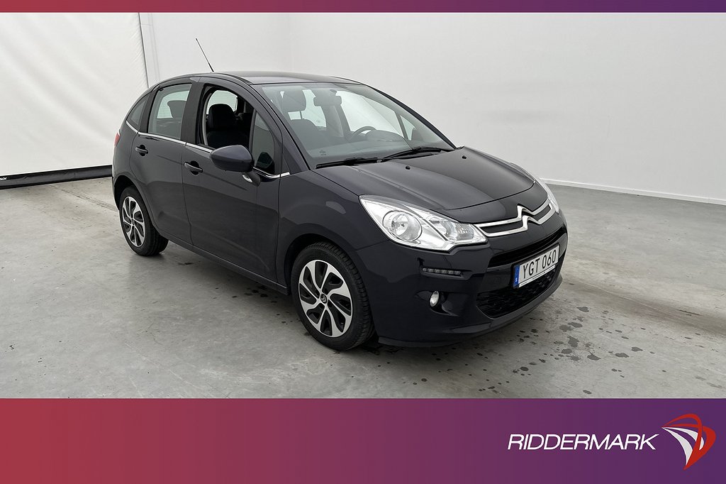 Citroën C3 1.2 VTi 82hk Sensorer Farthållare 0,43l/mil