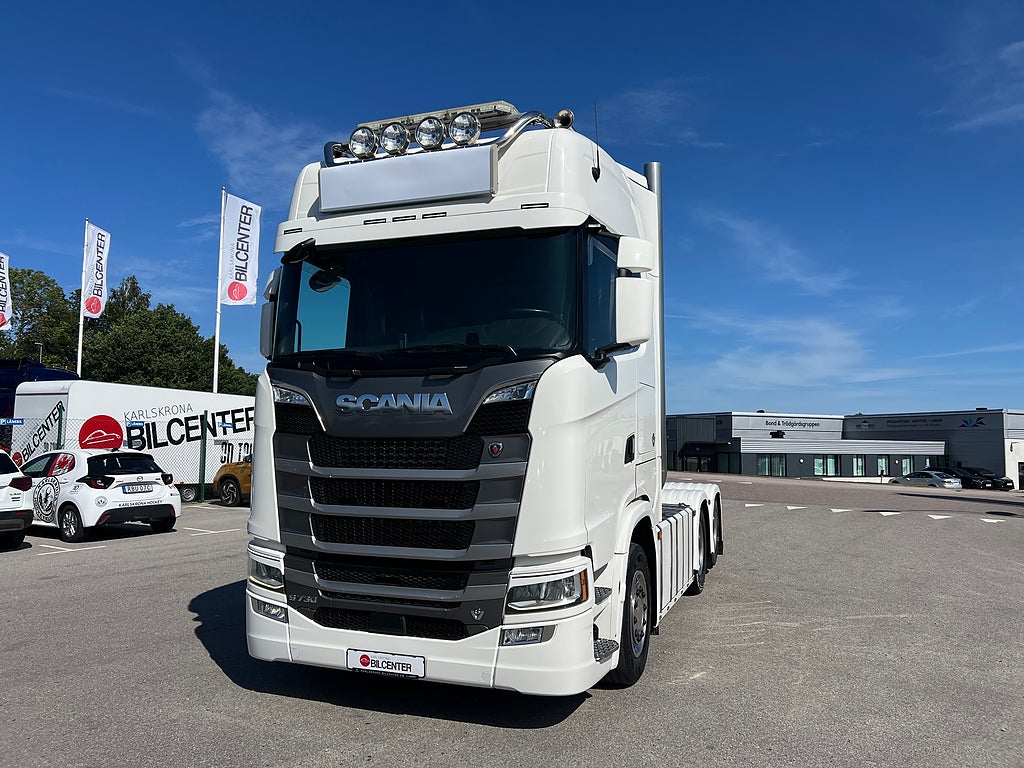 Scania S730 V8 6x2 Dragbil, Hydraulik, Klädd inredning
