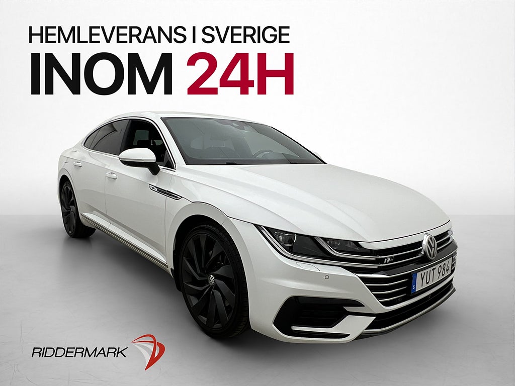 Volkswagen Arteon 240hk 4M GTS R-Line Värm Cockpit 360 Drag