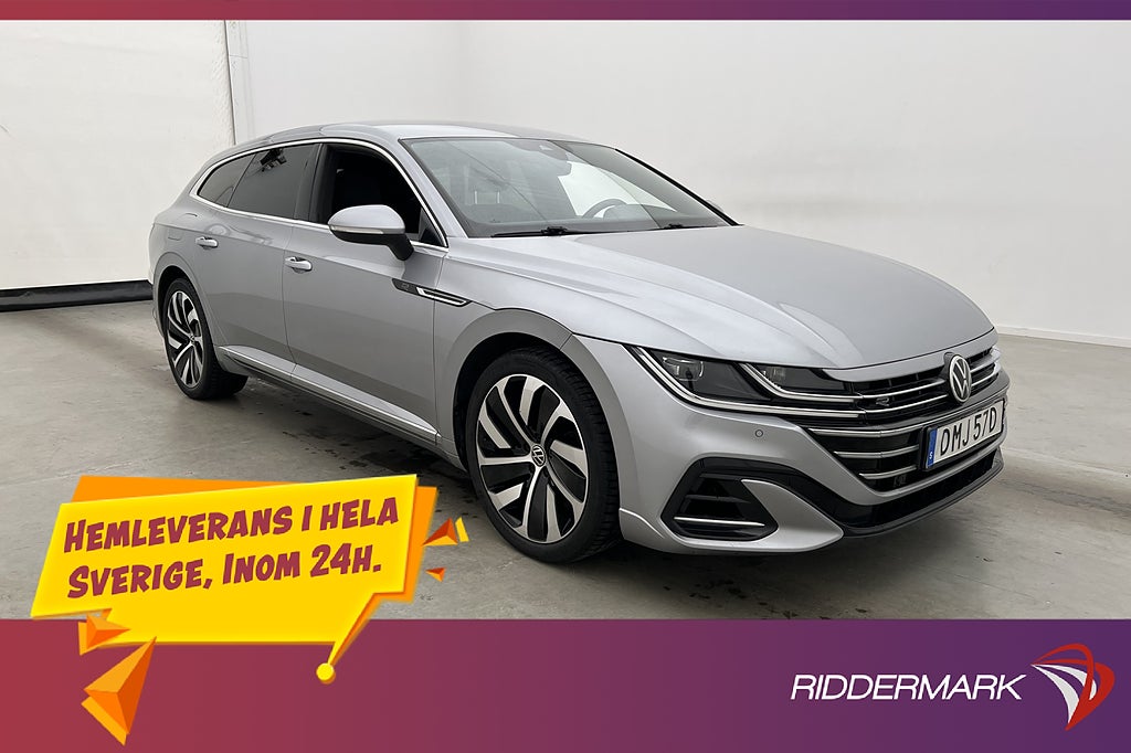 Volkswagen Arteon SB TDI 200hk 4M R-Line Kamera D-värm MOMS
