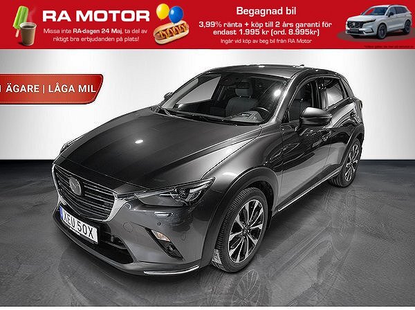 Mazda CX-3 2.0 | OPTIMUM | 1 ÄGARE | NYSERVAD | FULLUTRUSTAD 2019