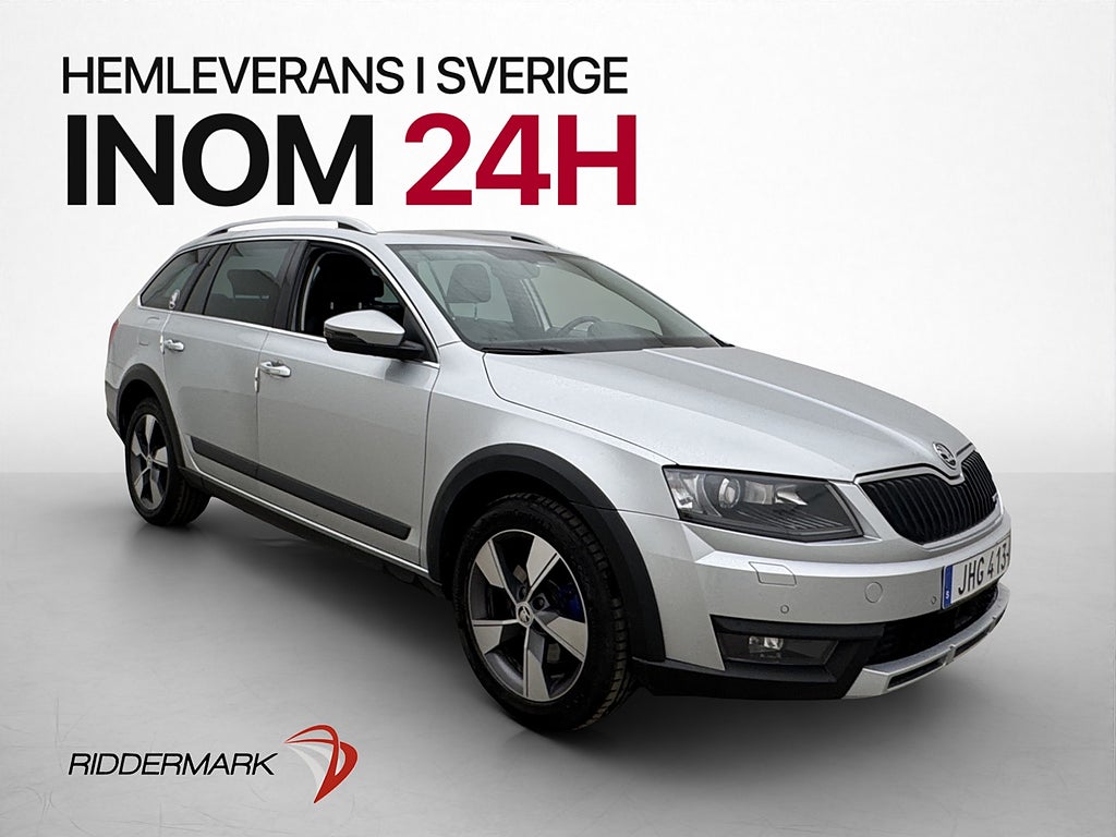 Skoda Octavia Scout TDI 4x4 Premium Canton Värm Kamera Navi
