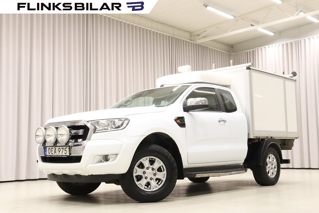 Ford ranger 160HK Servicebil|Kåpa|Inredd|Moms|SeUtrustning!