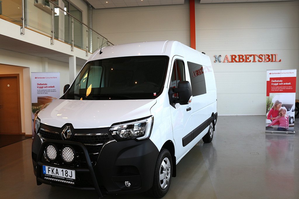 Renault Master Van/ crossbuss /6 SITS /2.3 dCi/AUT/Skåp