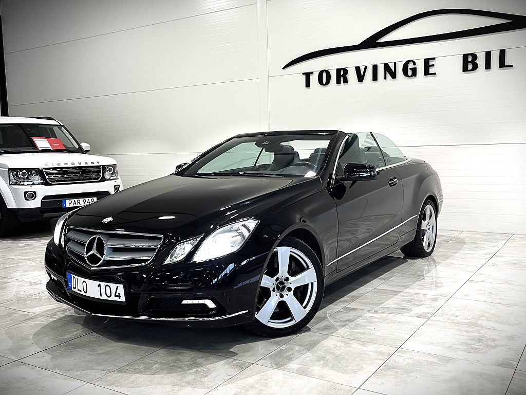 Mercedes-Benz E 500 V8 Cabriolet 7G-Tronic Navi H/K 1 ägare  Euro 5