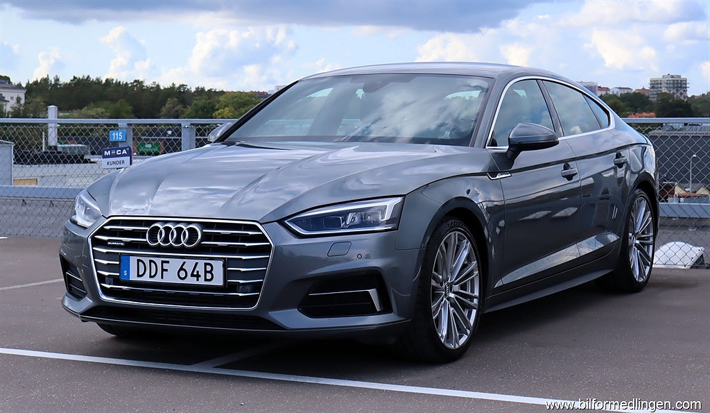 Audi A5 45 TFSI quattro Sportback 245hk S/V-hjul Läder