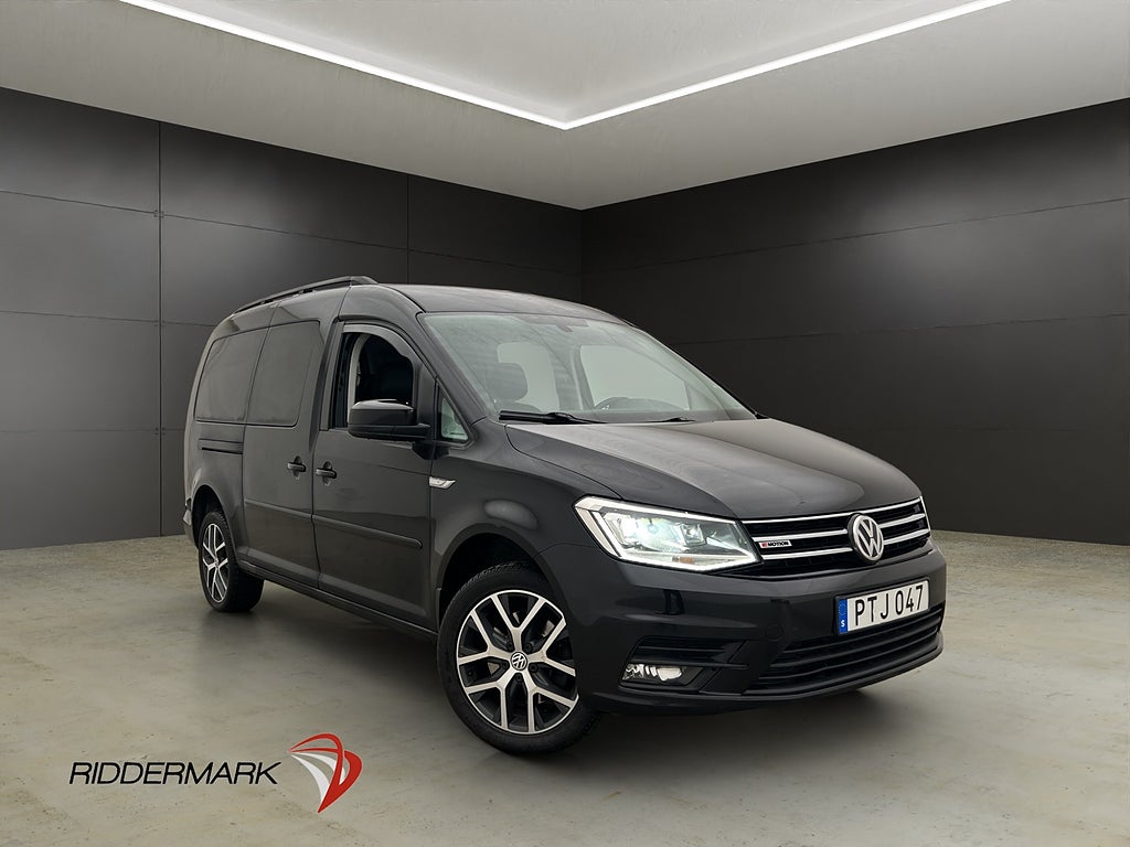 Volkswagen Caddy Maxi Life 4M Värm Skinn Dragkrok PDC 7-Sits