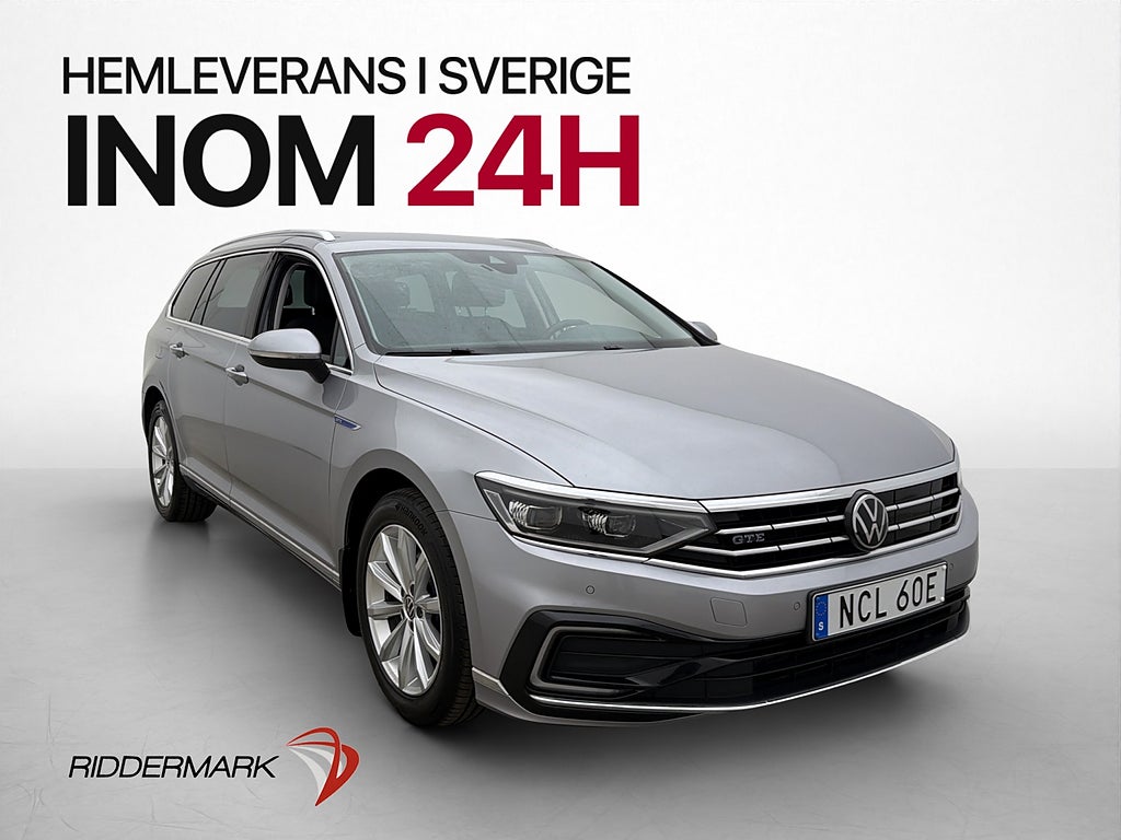 Volkswagen Passat GTE 1.4 TSI 218hk Drag Värmare IQ Kamera