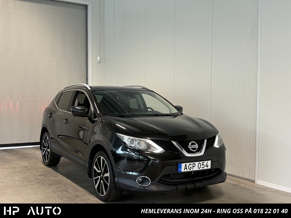Nissan Qashqai 1.2 Tekna 1 ägare Pano 360° Skinn Elstol S&V-hjul