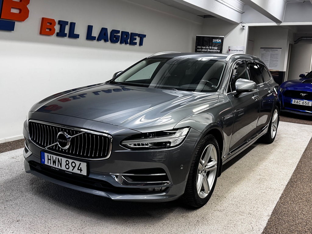 Volvo V90 T6 AWD Geartronic Inscription 320hk|B-kam|Head up|Drag