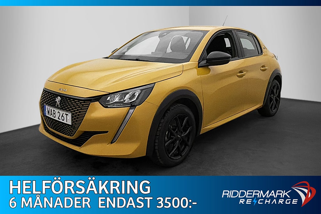 Peugeot E-208 50 kWh 136hk P-Sensorer CarPlay Farthållare