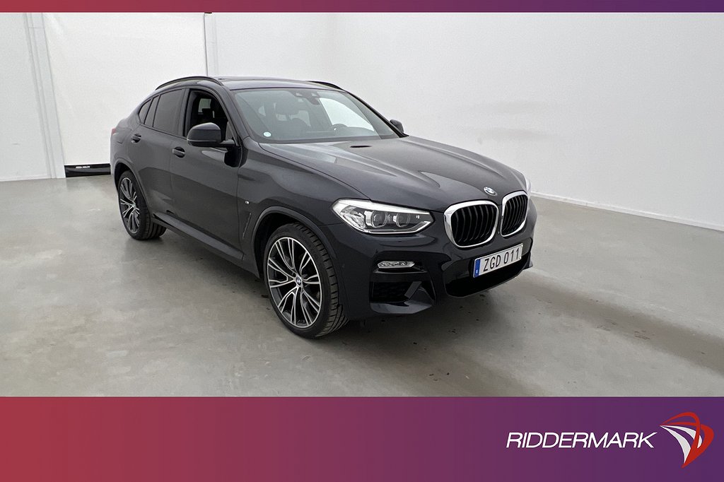 BMW X4 xDrive20d 190hk M Sport Pano H/K 360° Navi Rattvärme