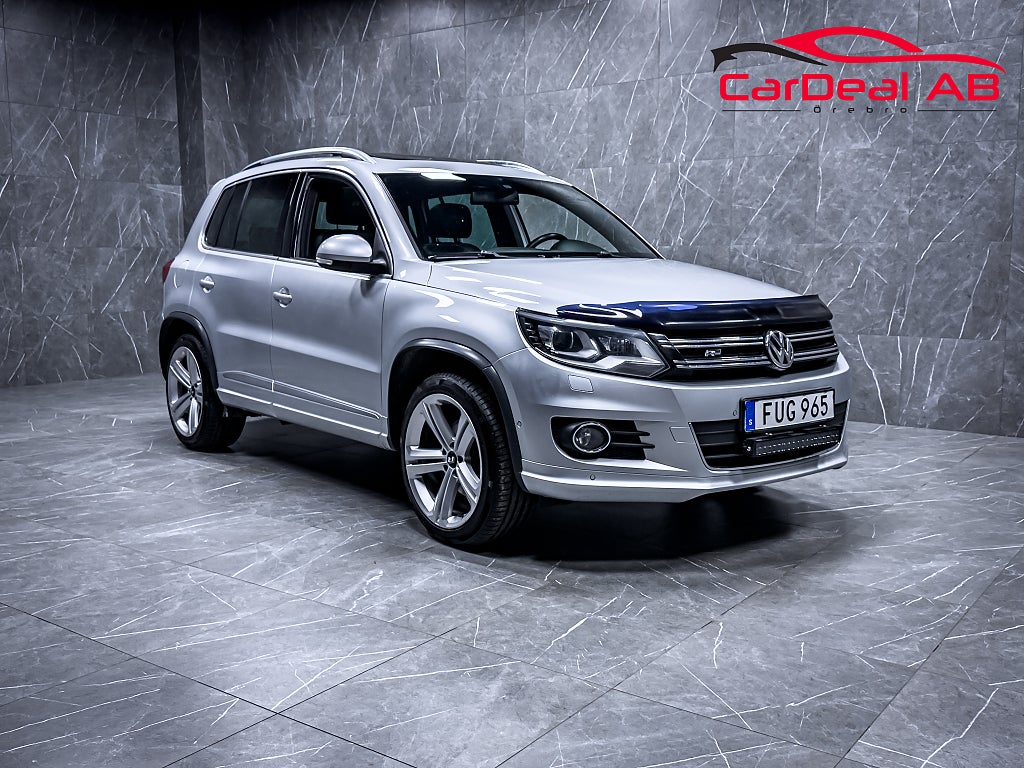 Volkswagen Tiguan 2.0 TDI 4Motion R-Line Pano Värmare Kamera Skinn Drag