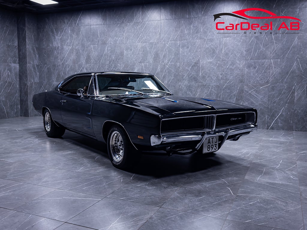 Dodge Charger 1969 541 Stroker 636hk AC Nybyggd Drivlina & Styrning