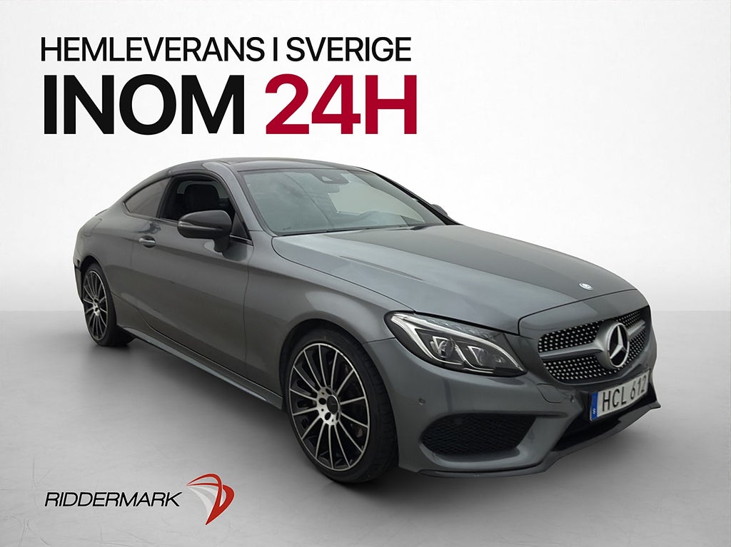 Mercedes-Benz C 220d Coupé AMG Burmester Taklucka Navi
