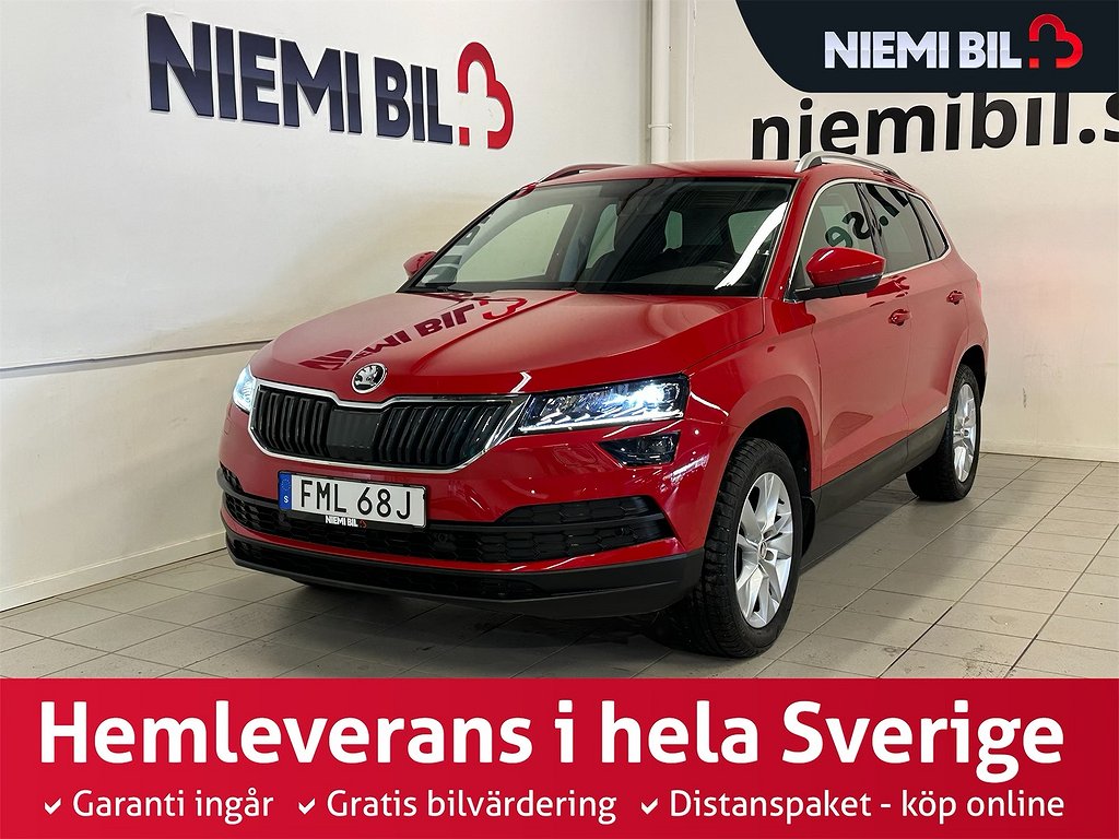 Skoda Karoq 1.0 TSI Euro 6 110hk Drag/Pvärm/Bkam/SoV/Canton