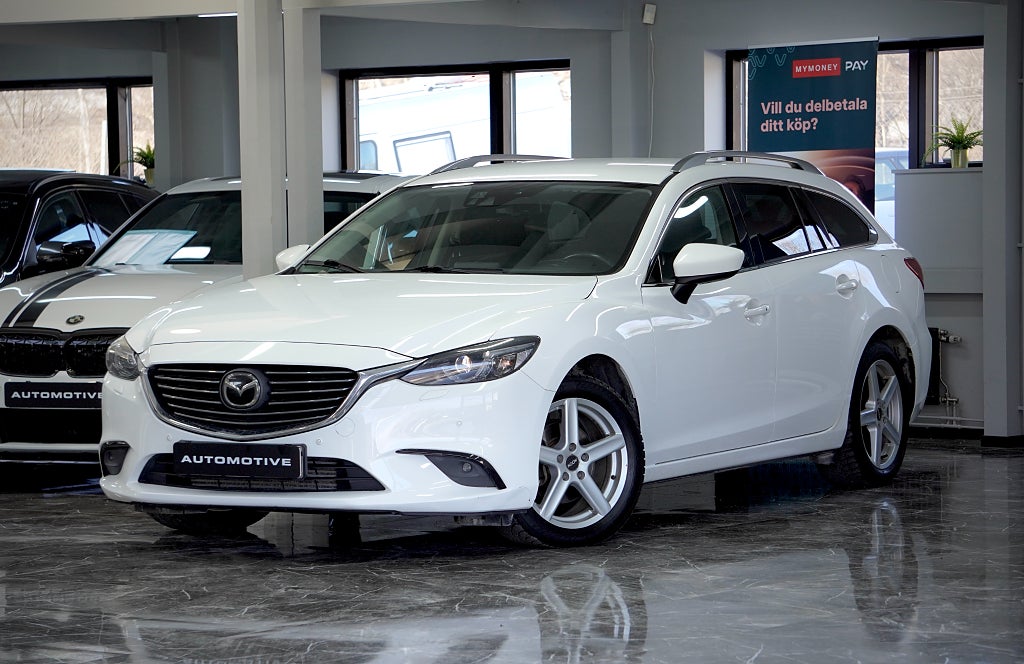 Mazda 6 Wagon 2.2 SKYACTIV-D AWD 175hk HuD B-kamera Bose Skinn