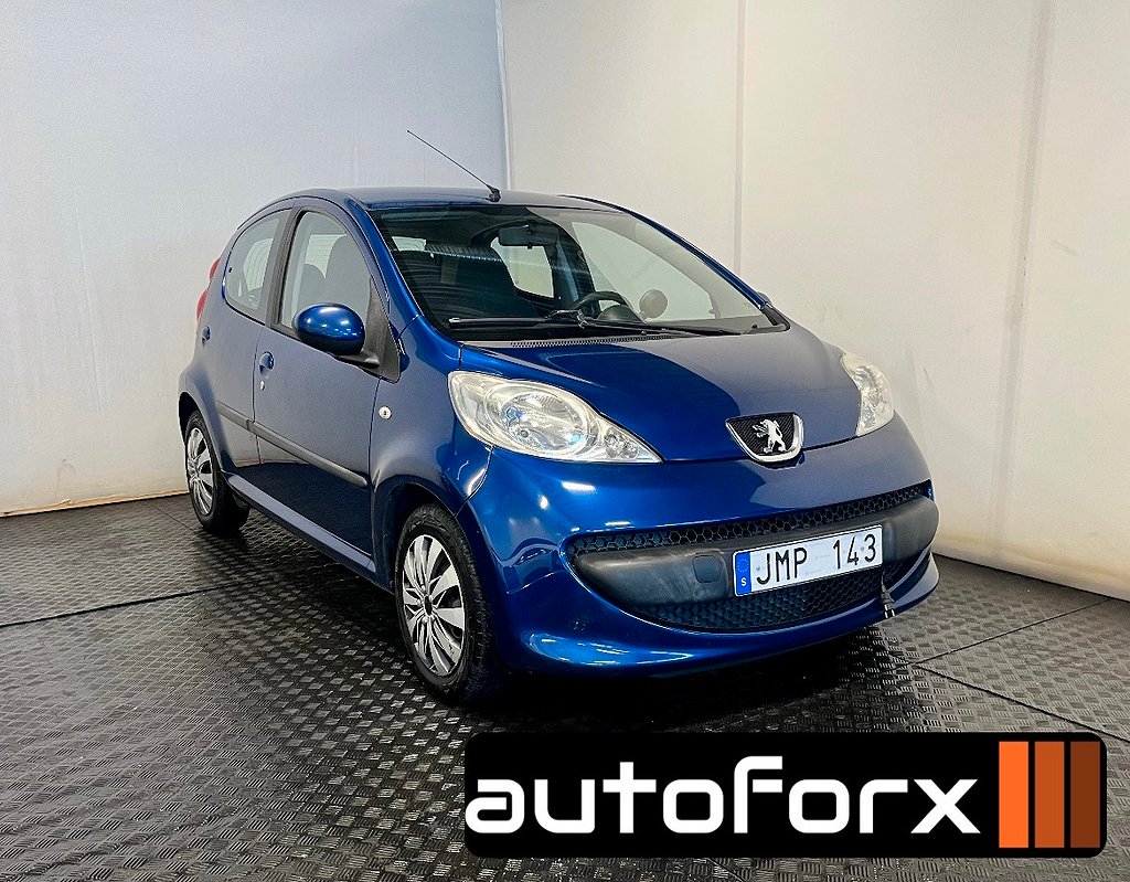 Peugeot 107 5-dörrar 1.0 68HK  M-VÄRM SKATT 360KR/ÅR