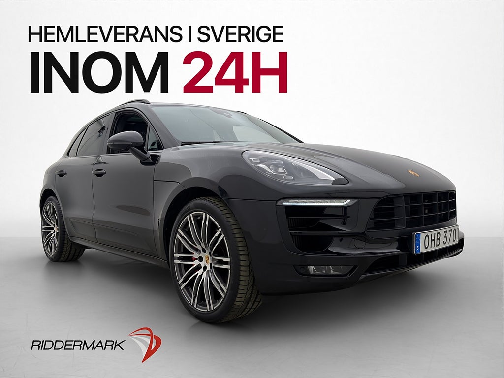 Porsche Macan GTS PDK Pano BOSE Chrono Värmare 14-vägs 360hk