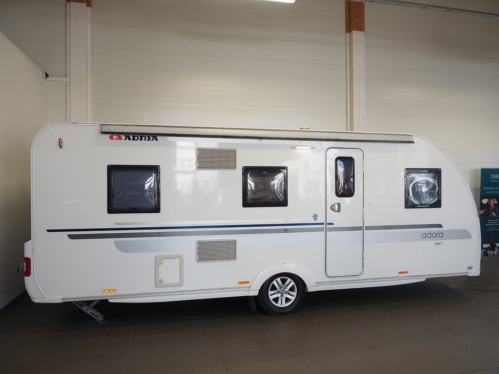 Adria Adora 563 PT Barnkammarvagn Alde 2014