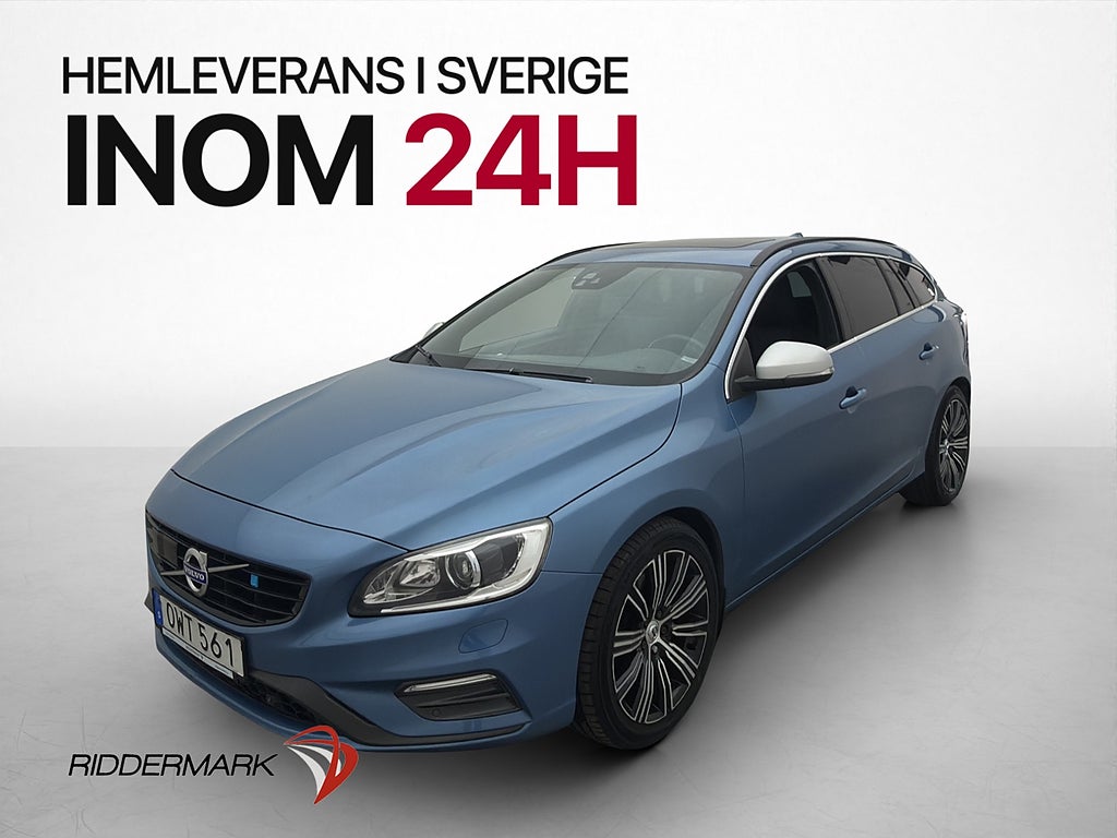 Volvo V60 D4 AWD R-Design VOC Kamera Drag T-Lucka D-Värmare