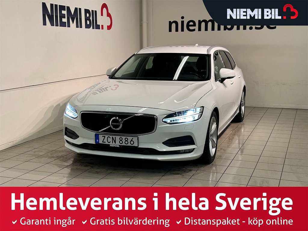 Volvo V90 D5 AWD Aut Kamera Drag VoC Skinn Dvärm S/V-hjul