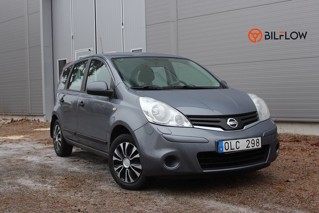 Nissan Note Nyser/Nybes/F.servicebok/2 ägare/Euro 5