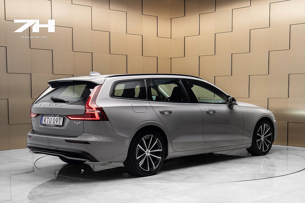 Volvo V60 T6 Plug-In Hybrid AWD Drag Pilot Assist Läder Kamera