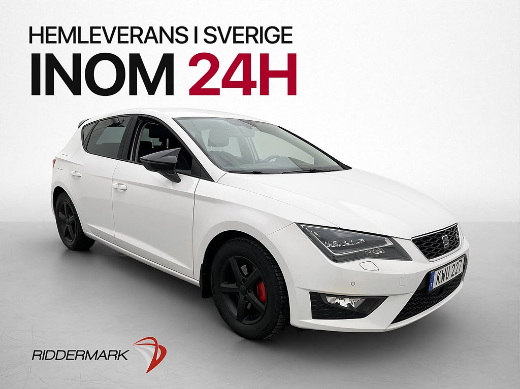 Seat Leon 1.4 TSI 150hk FR Sensorar Adaptiv-Fart Halvskinn