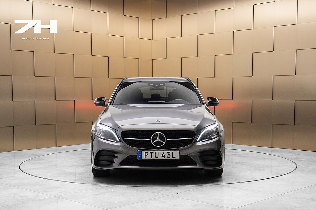 Mercedes-Benz C 300 T de AMG Night / Drag / B.Kam / Värmare / Multibeam
