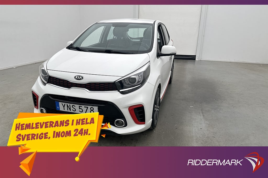 Kia Picanto 1.0 100hk GT-Line Kamera CarPlay Skinn Rattvärme