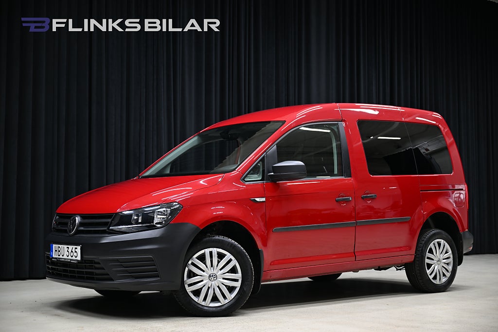 Volkswagen Caddy Combi 4Motion TDI 122HK Dubbeldörr|5-Sits|Drag|Värmare